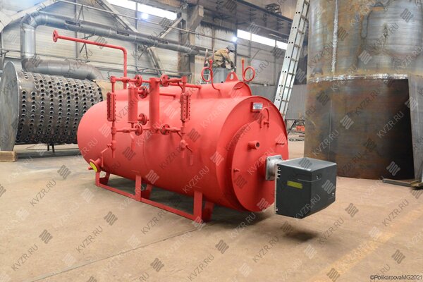 Парогенератор 300 кг на мазуте промышленный